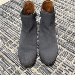 Lucky Brand Charcoal Ankle Booties
